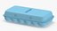 Foam Carton of Eggs 18 with Color Variations Blank and Generic Label