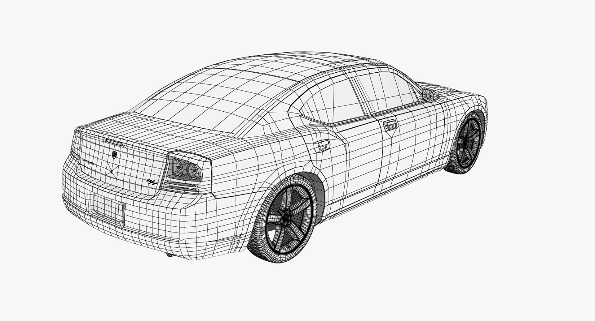 Dodge Charger Interior Car 3d Max