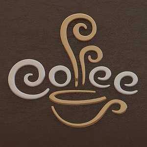 free max model coffee text