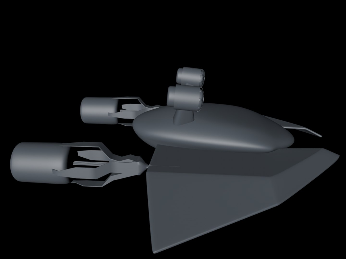 3d Spaceship Snail