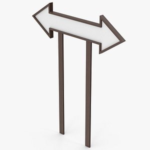 3D Direction Signboard