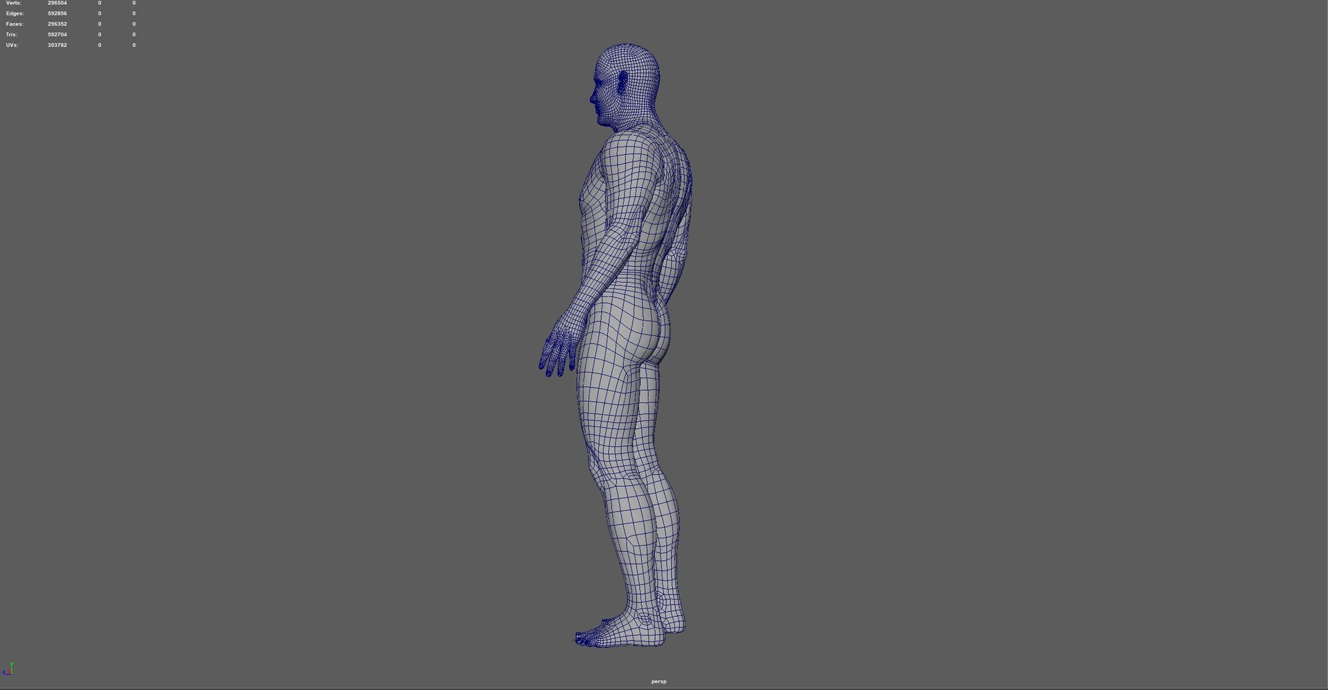 Human Male Body Blue Transparent Shaded Model 3D Model - TurboSquid 2230895