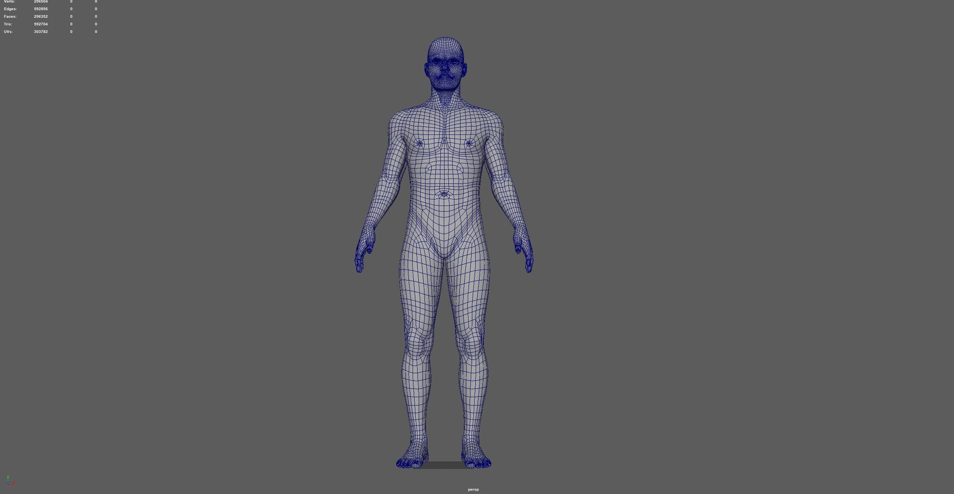 Human Male Body Blue Transparent Shaded Model 3D Model - TurboSquid 2230895