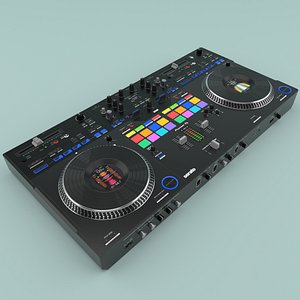 3D Pioneer DDJ-REV7 DJ controller Black