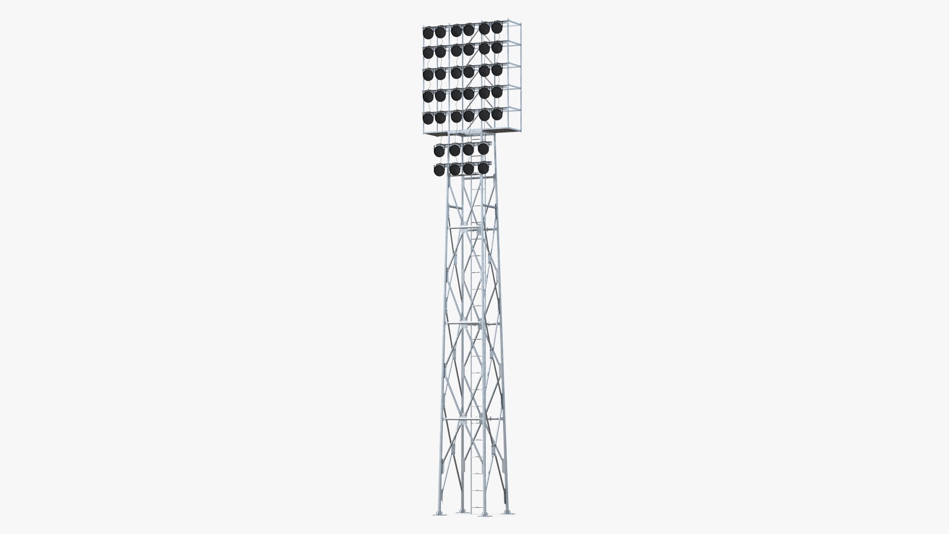Spotlights Lighting Tower 3D model preview