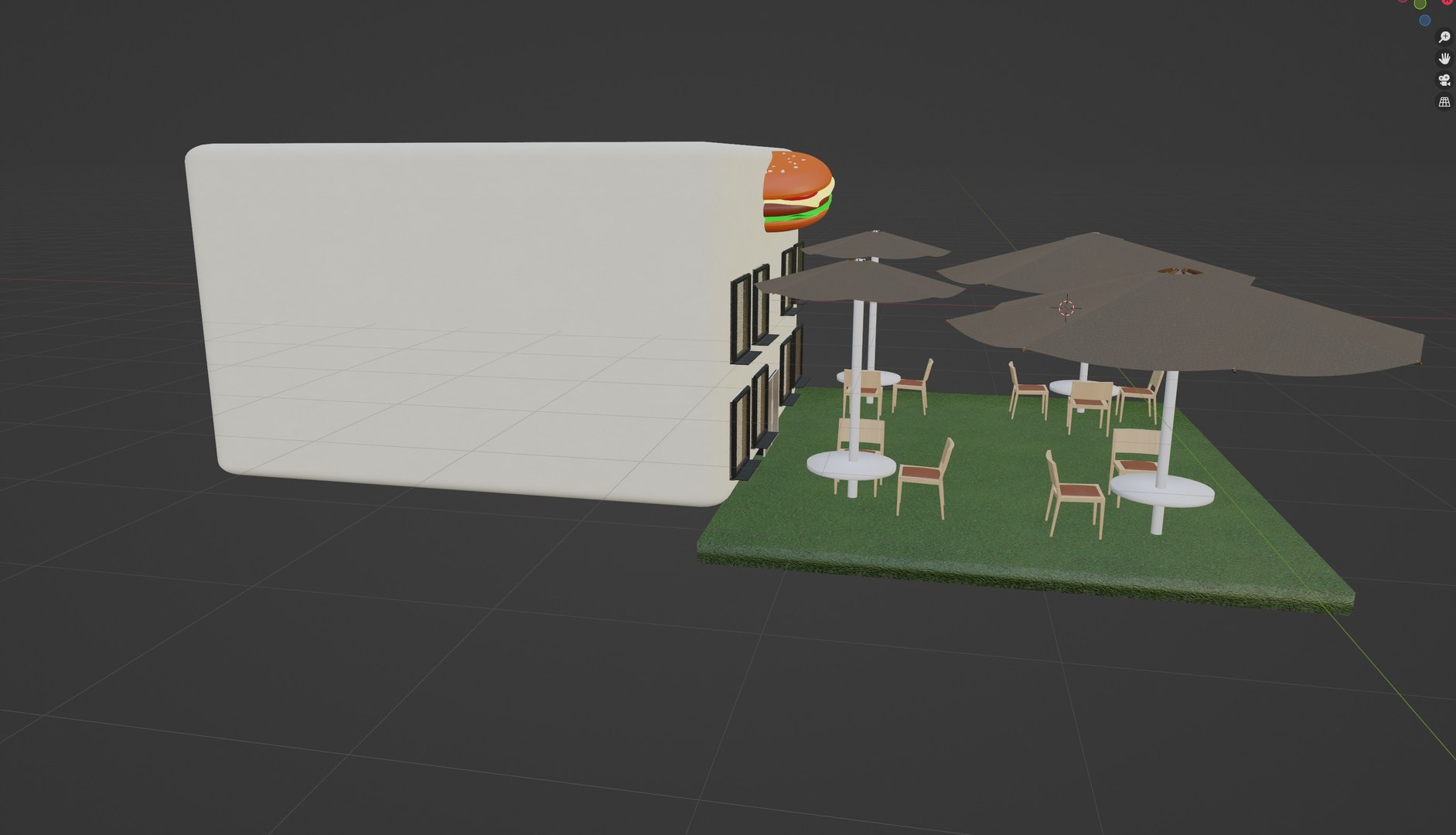 3D Summer area of a burger cafe model https://p.turbosquid.com/ts-thumb/Ve/LpzIXd/Pc/burgercafescreen5/jpg/1663351225/1920x1080/fit_q87/a1520bce07d2bc807a35bf54bc6e0201fa585d7f/burgercafescreen5.jpg