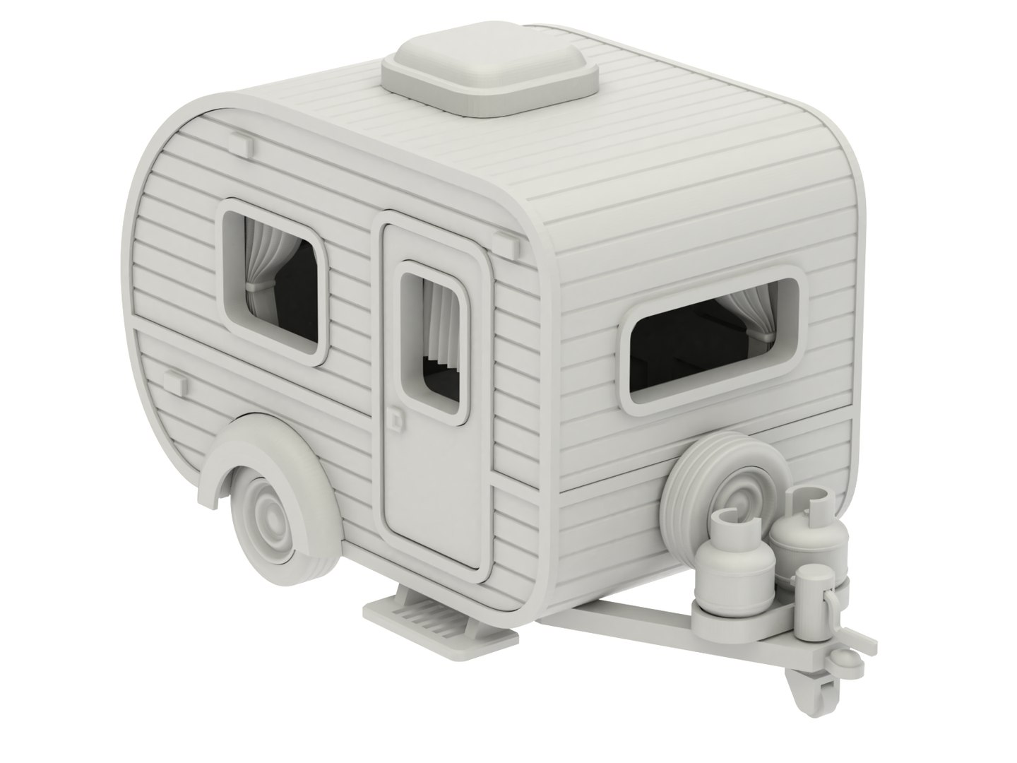 3D Print Camper Model model - TurboSquid 1860975