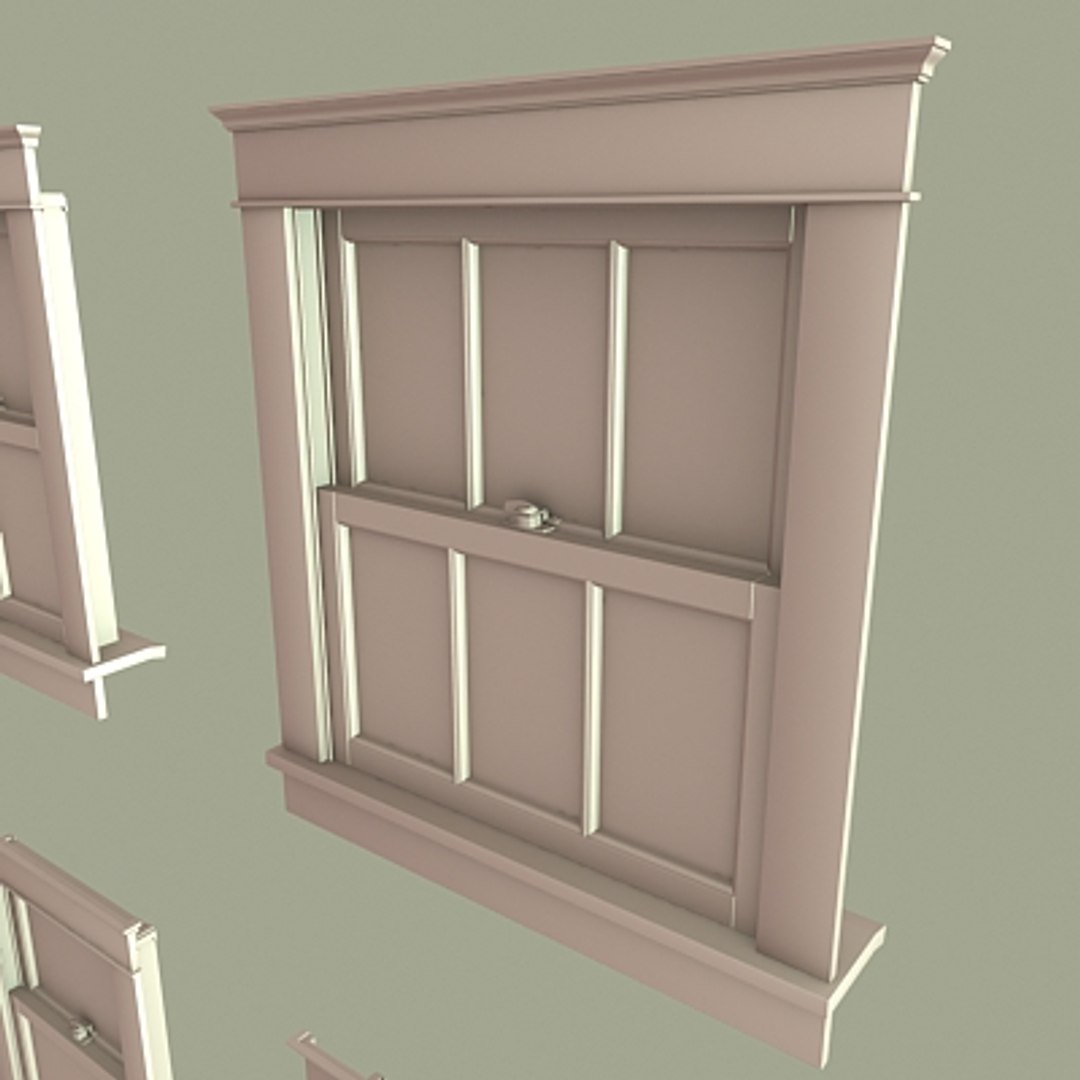 3d Architectural Windows Model