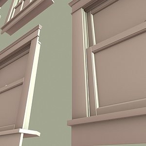 3d architectural windows model