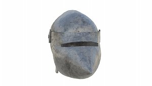 3D knight helmet