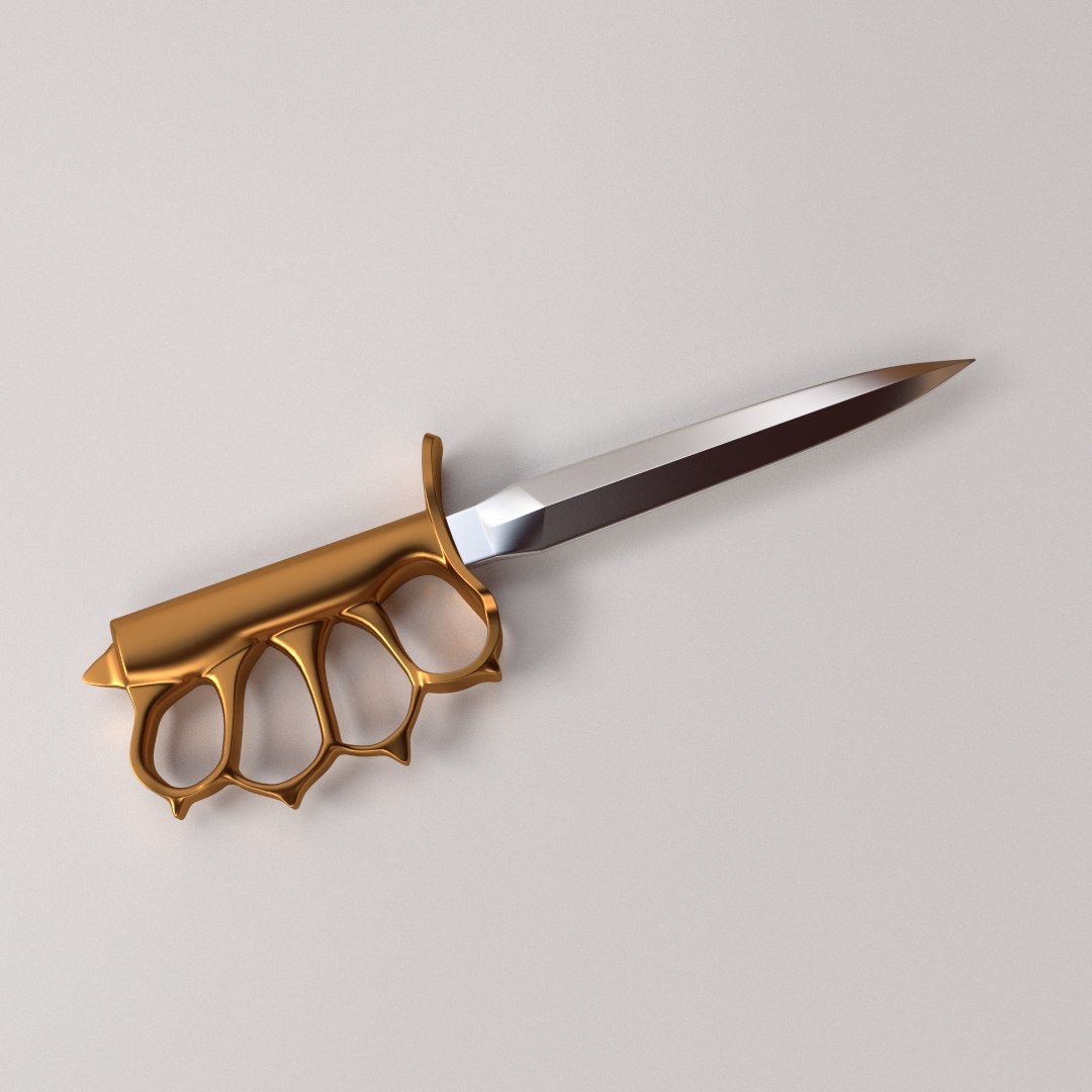 TREND COLLECTİON Brass Knuckle Model Adjustable Black Brass