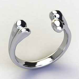 3D printable bone ring model