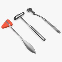 Neurological Reflex Testing Tools Set