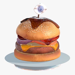 Burger 3D model