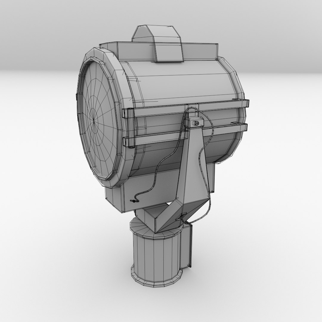 Searchlight Search 3D Model - TurboSquid 1370124