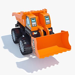 3d model of toy truck