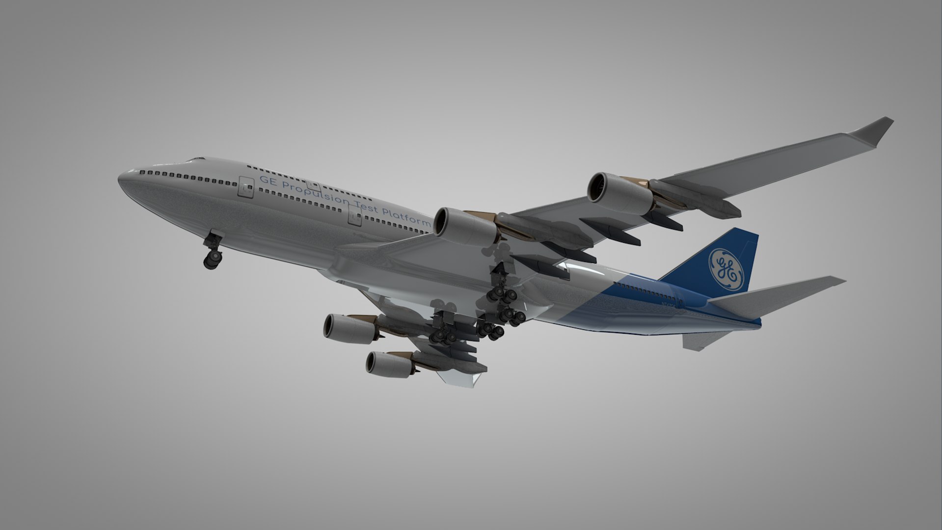 Boeing 747-400 General Electric 3D - TurboSquid 1402475
