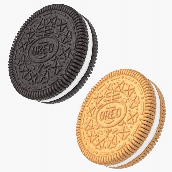 3d model realistic oreo cookie