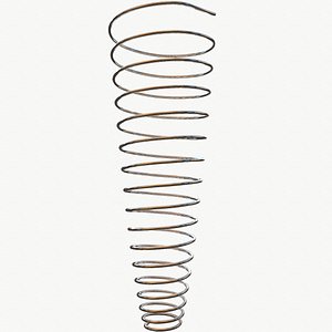 metal spiral spring model