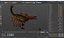 Escorpião Caçando Pelo Animado e Preparado para Cinema 4D