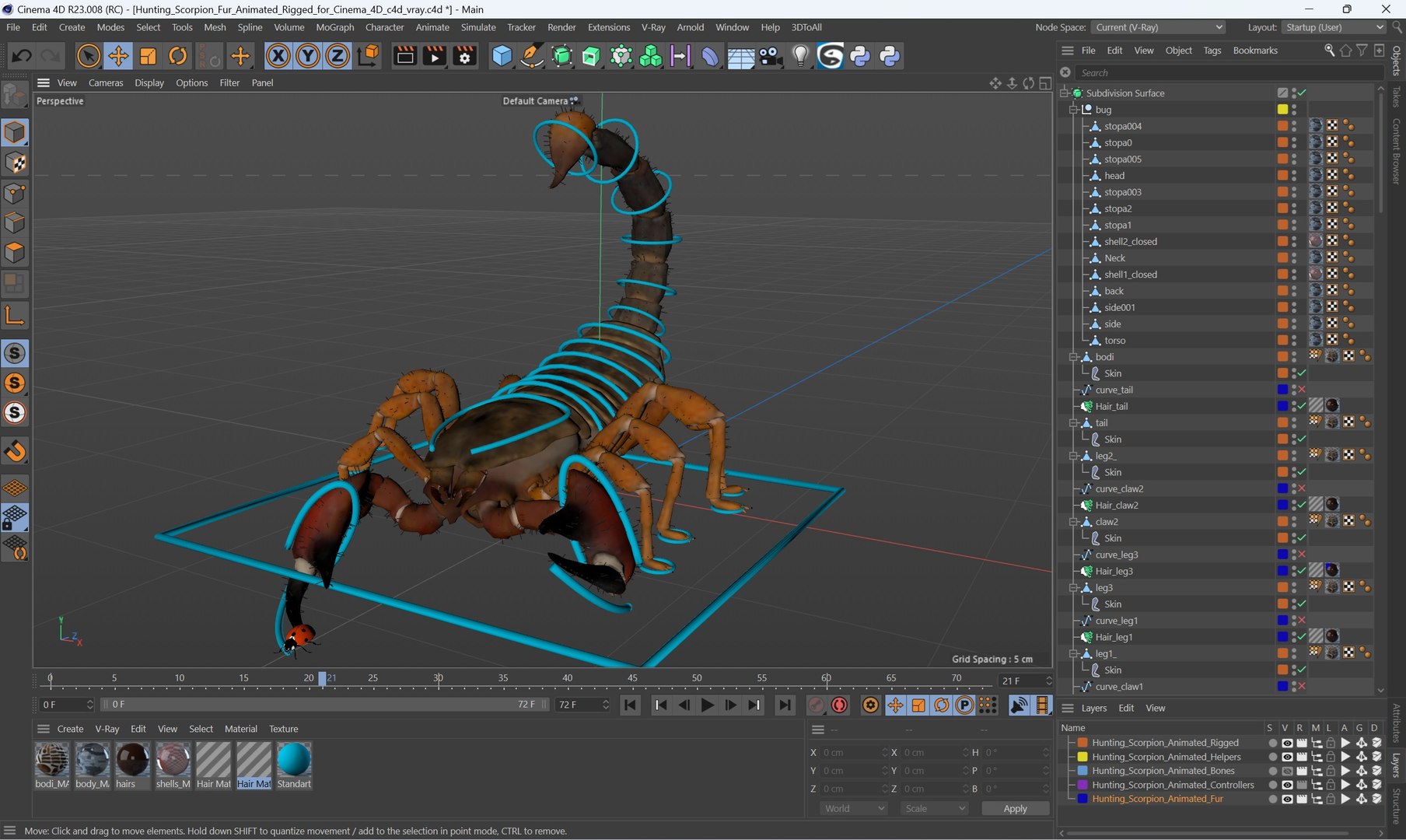 Hunting Scorpion Fur Animated Rigged for Cinema 4D 3D model https://p.turbosquid.com/ts-thumb/Ve/oTIS08/xn/hunting_scorpion_fur_animated_rigged_for_cinema_4d_1007/jpg/1766609610/1920x1080/fit_q87/1cca14f55f025b59115c242a56a8db01636ed61f/hunting_scorpion_fur_animated_rigged_for_cinema_4d_1007.jpg