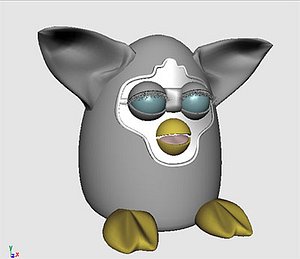 furby doll 3d ma
