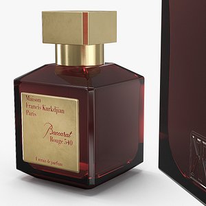 Maison Francis Kurkdjian Paris Baccarat Rouge 540 Extrait Perfume Bottle Red 3D model