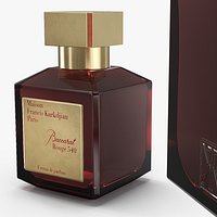 Maison Francis Kurkdjian Paris Baccarat Rouge 540 Extrait Perfume Bottle Red