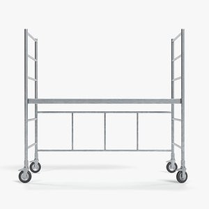 3D model scaffolding 3