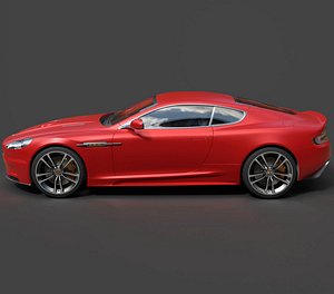 Aston Martin DBS Classic V12 Luxury Grand Tourer - Hyper-Detailed 3D Asset