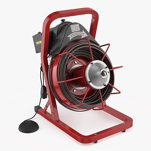 VEVOR Electric Drain Cleaning Machine Red