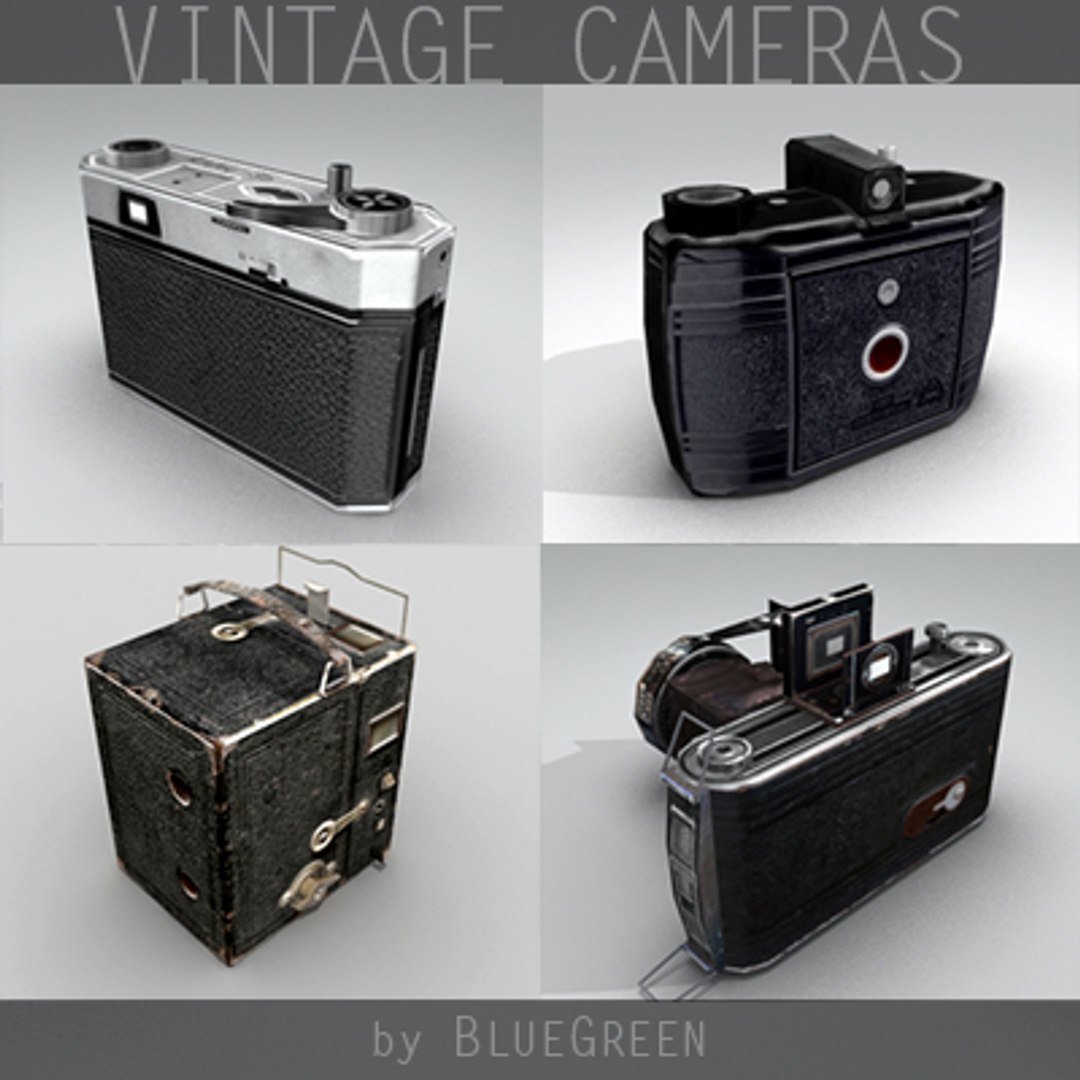 3d Model Vintage Camera