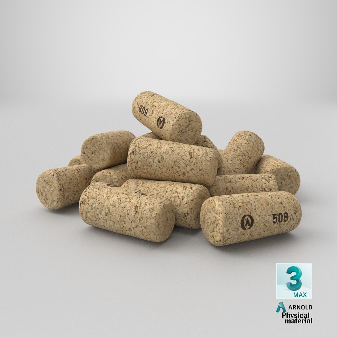 Sparkling Wine Cork Pile 3D https://p.turbosquid.com/ts-thumb/Vf/5FNxI1/LP/stemcell_max_physical_render/png/1782755535/1920x1080/fit_q87/f1c424c121c219088a490dd9b2294be4e0814bbf/stemcell_max_physical_render.jpg