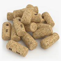 Sparkling Wine Cork Pile