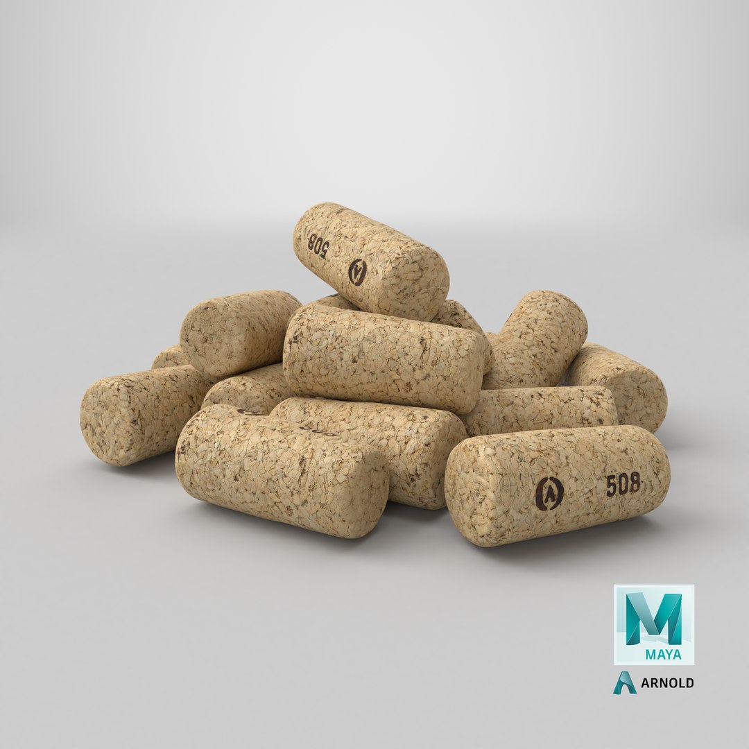 Sparkling Wine Cork Pile 3D https://p.turbosquid.com/ts-thumb/Vf/5FNxI1/mv/stemcell_maya_arnold_render/png/1782755523/1920x1080/fit_q87/d63fe14cc3bc0f2ff850fa0a03f85e925a2c5611/stemcell_maya_arnold_render.jpg