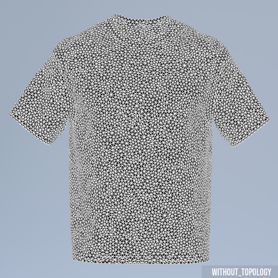 3D model Louis Vuitton cotton t-shirt in yellow for Kids T-shirt VR / AR /  low-poly