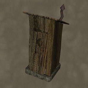 3d outhouse zipped