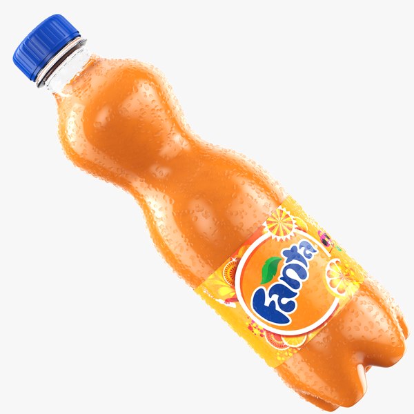 Fanta Plastic Bottle 3D model