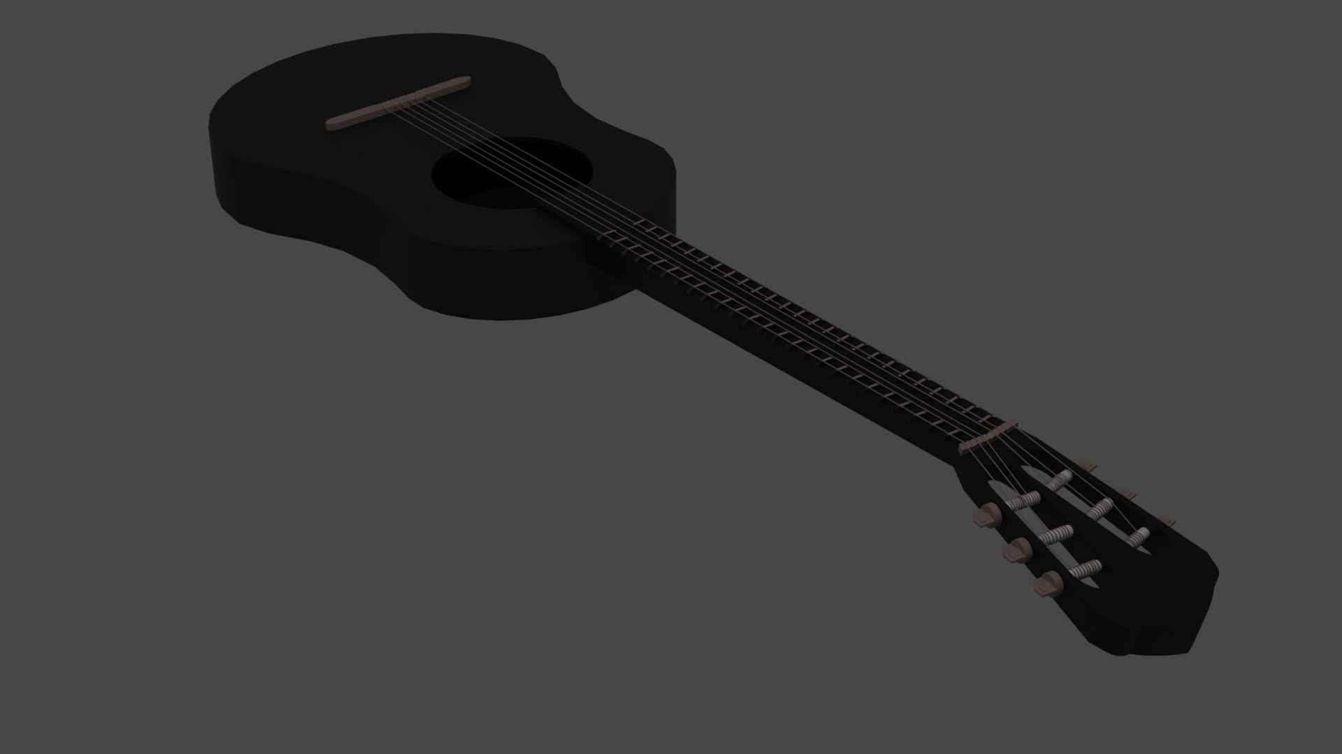 3D Basics FBX guitar for Game Accessory model TurboSquid 1994900