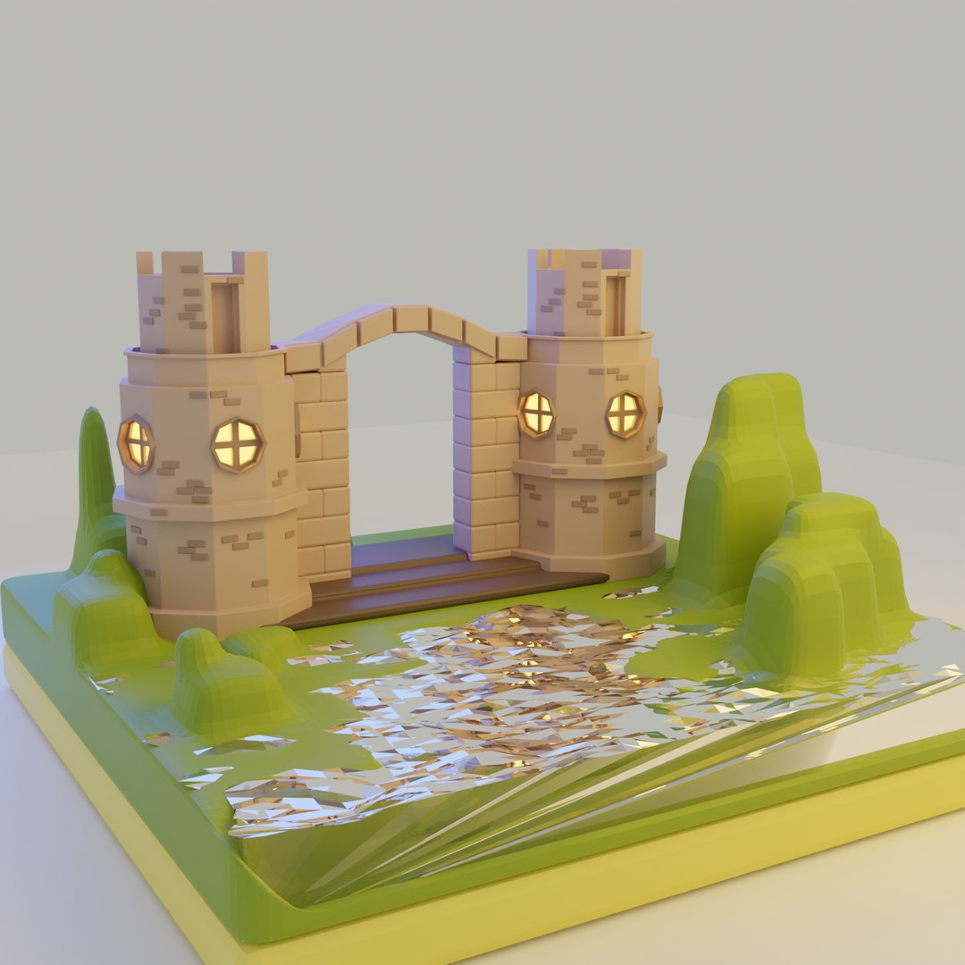 A Castle 3D Model - TurboSquid 2101294