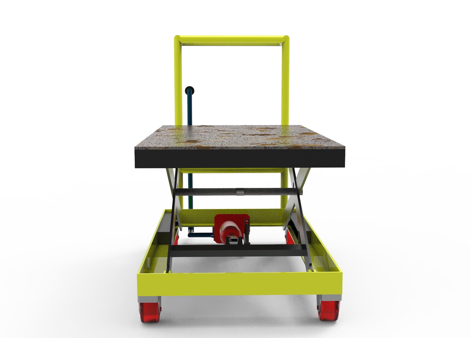 3D Model Industrial DIY Hydraulic Table Lifter - TurboSquid 2357604