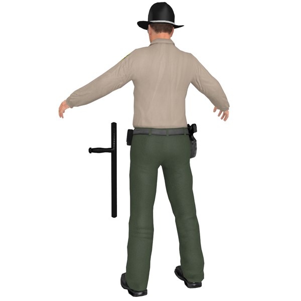 Sheriff Man Gun 3d Model Turbosquid 1354044 0962