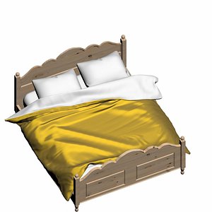 3d model bed
