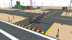 Military Airfield model
