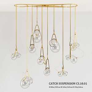 lindsey adelman catch suspension 3d max