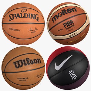 Realistic Basketball Ball Collection 8K