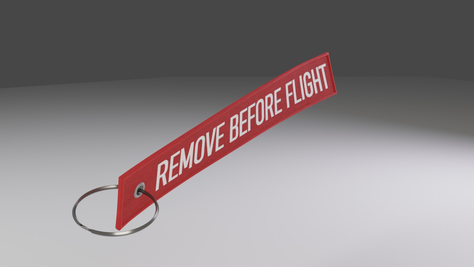Remove Before Flight Keychain - Red/White 1pc by Rotary13B1