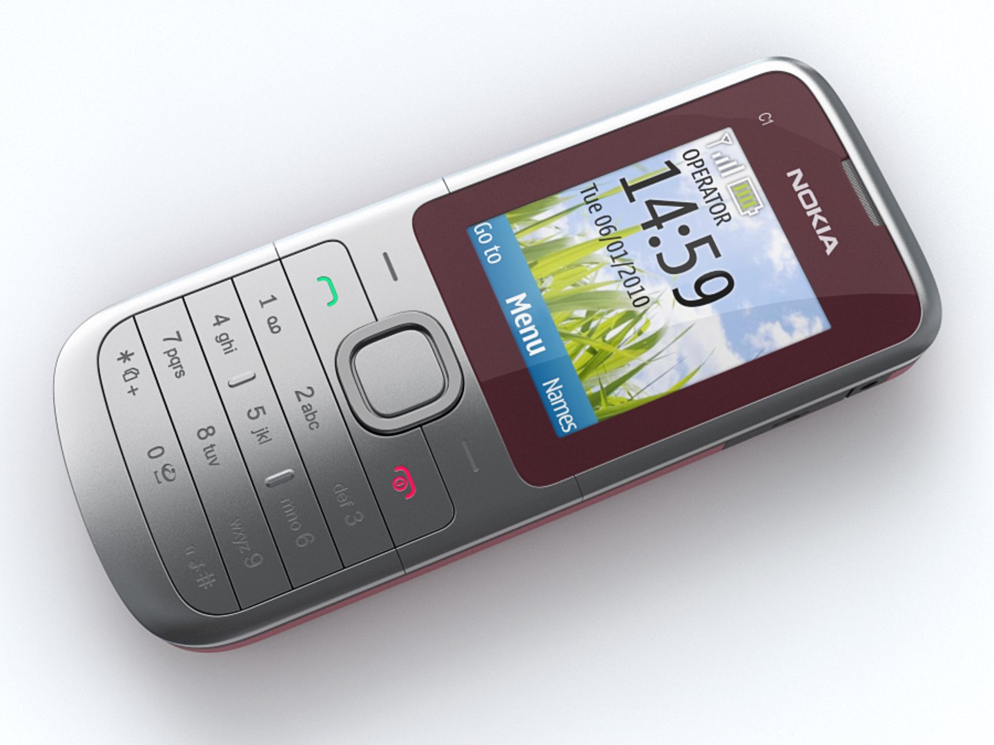 3d model nokia c101 mobile phone