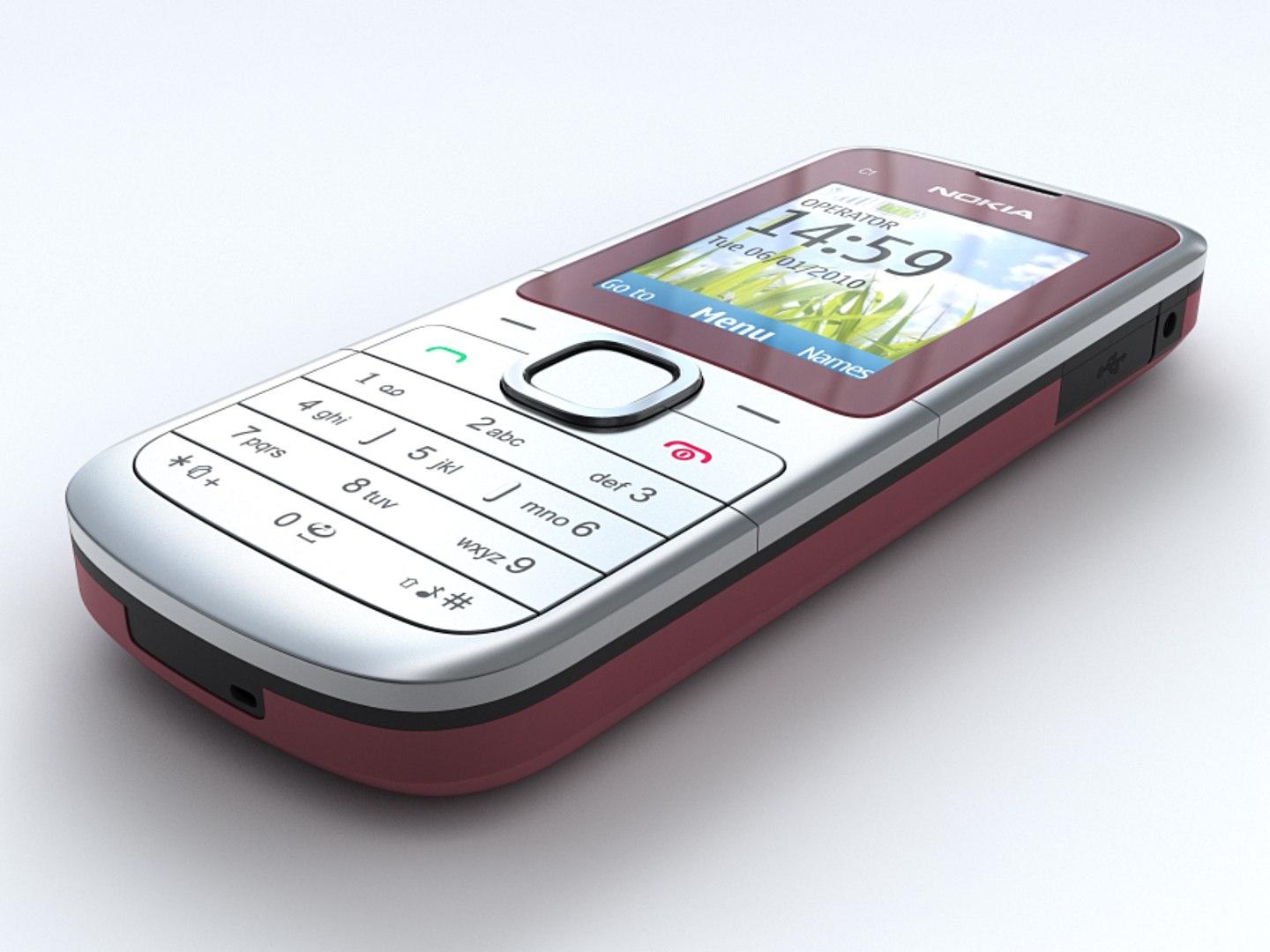 3d model nokia c101 mobile phone