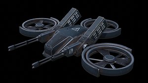 3D military drone